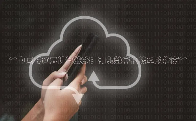 加拿大28圈下载百度翻译**中国联通云计算战略：引领数字化转型的指南**