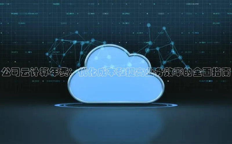 加拿大pc28平台app下载猫眼公司云计算年费：优化成本和提高业务效率的全面指南