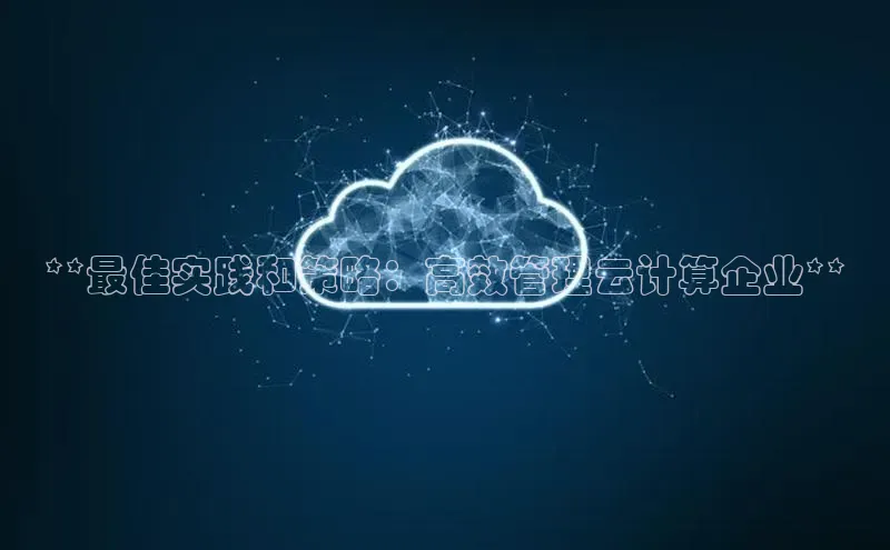 28圈.ccmpc正版彩讯股份**最佳实践和策略：高效管理云计算企业**